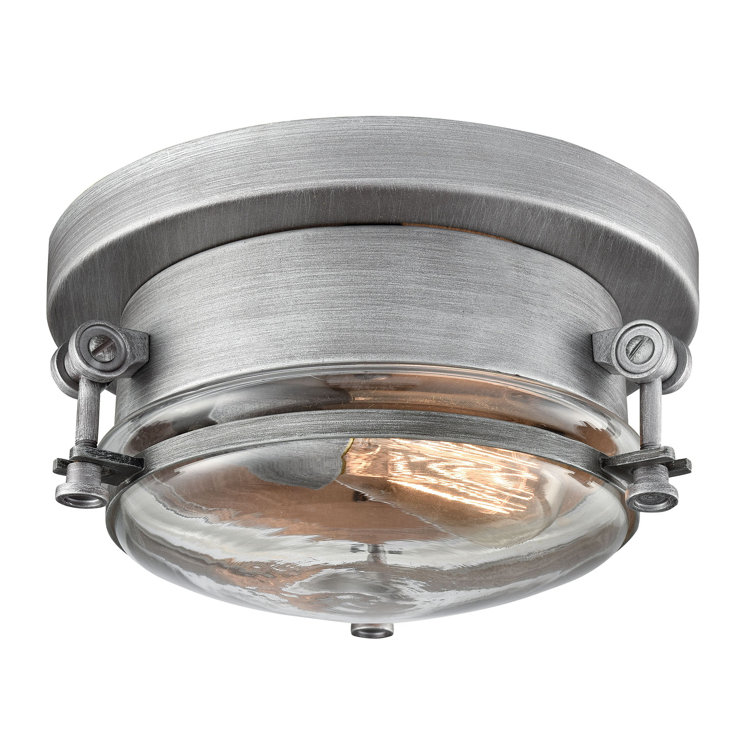 Breakwater Bay Aquila 1 Light 10'' Simple Drum Flush Mount Wayfair
